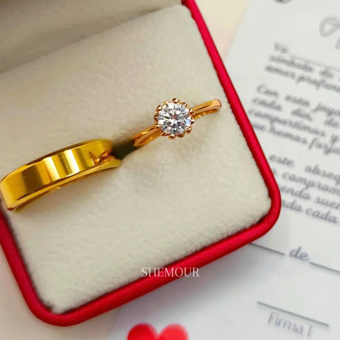 ANILLOS DE PROMESA InfinityLove®