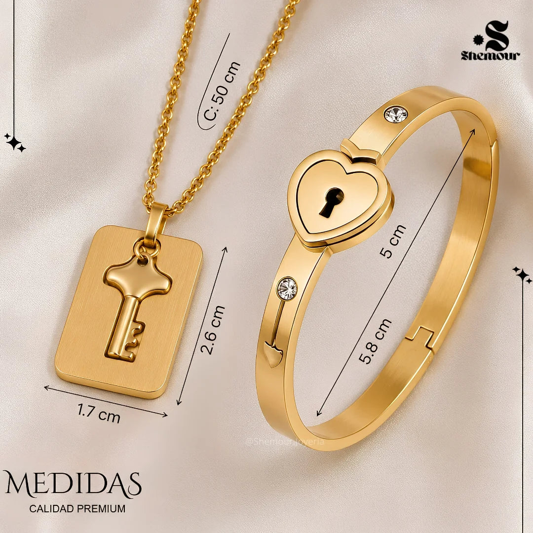 HeartLock™ | Pulsera y Collar
