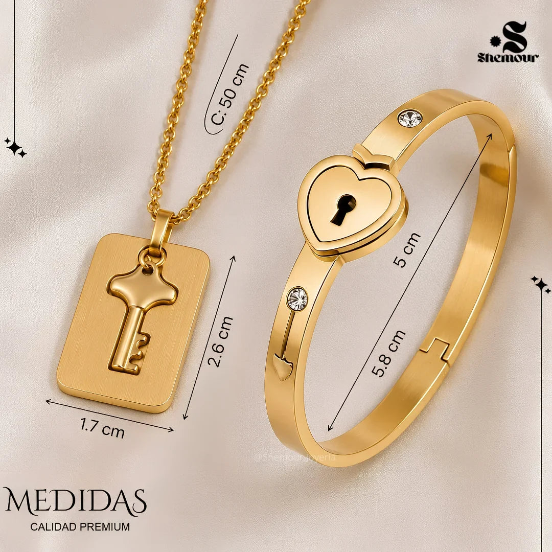 HeartLock™ | Pulsera y Collar