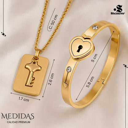 HeartLock™ | Pulsera y Collar
