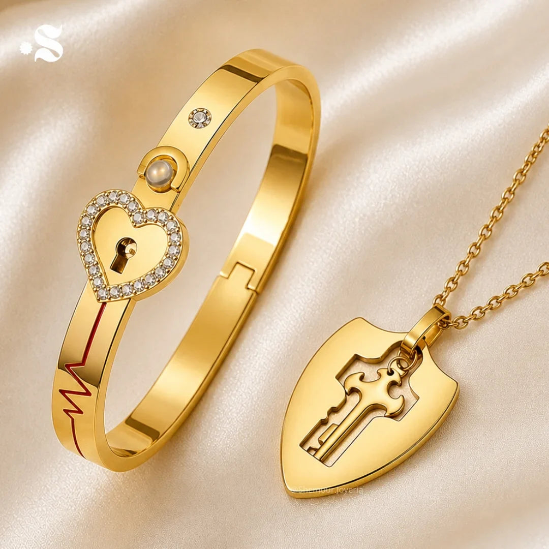 HeartLock™ | Pulsera y Collar
